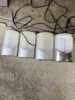 Inscape  Office Furnishing Light portable luminaire set of four all tested and working. Pick up in woodland 