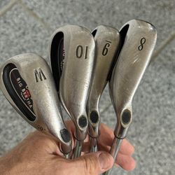 CALLAWAY GOLF Big Bertha IRON SET 8 9 10 W regular Flex steel shafts 