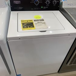 Maytag 3.5-cu ft Commercial-Grade Residential Agitator Top-Load Washer - White