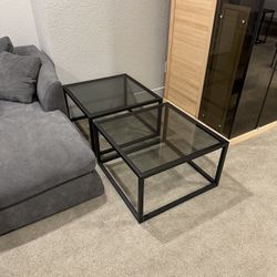 Black Coffee Tables / End Tables 