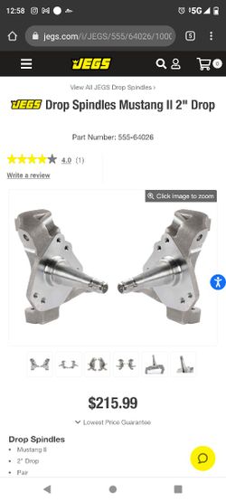 Mustang 2 2" Drop Spindles