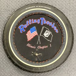 Harley Davidson Tire Wall Clock