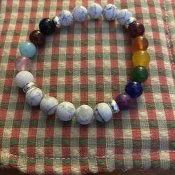 Hand Crafted Progress Pride Bracelet Néw
