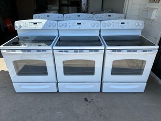 GE Electric stove 30” (1 month warranty)