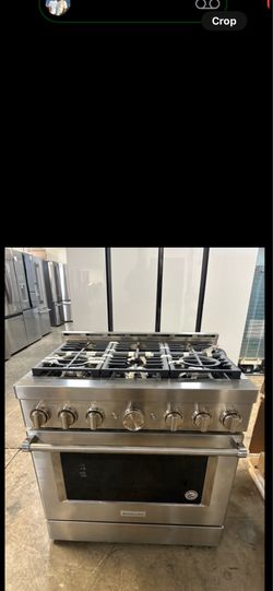 KitchenAid 36 gas stove