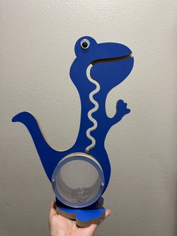 Wooden Dinosaur Piggy Bank