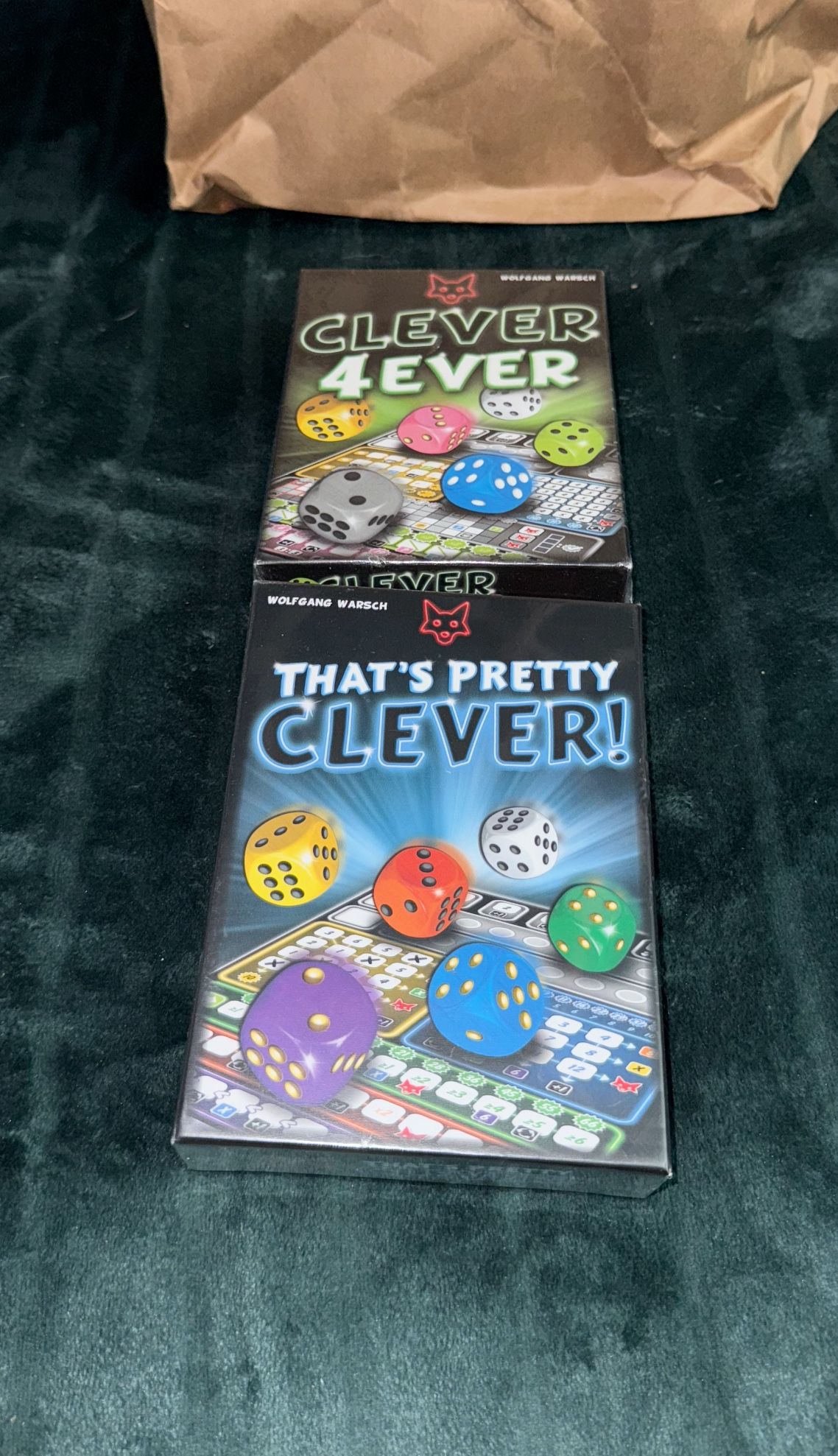 CMYK That's Pretty Clever & Clever 4ever Dice Board Games