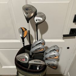 Left Handed Callaway, TaylorMade, Nike, Wilson Golf Clubs Set