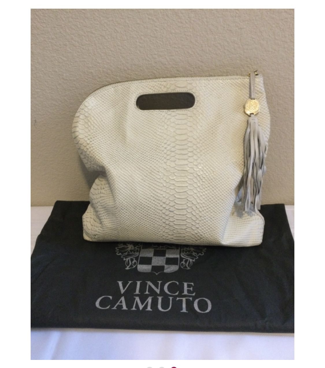 Vince Camuto Large Handbag White