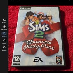 The Sims 2: Christmas Party Pack (DVD) Factory Sealed