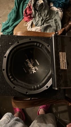 12 inch with kicker amp 5 channel