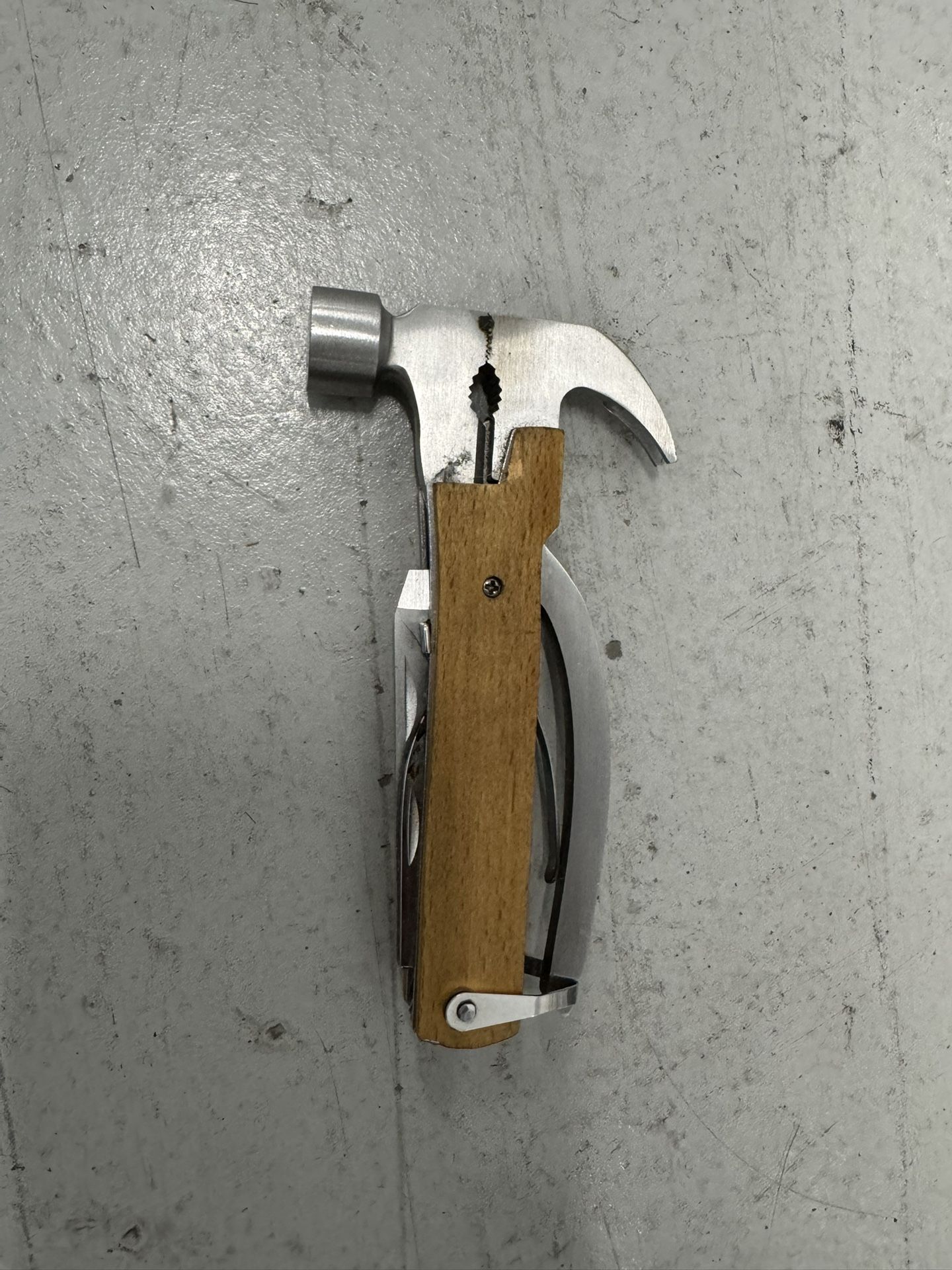 Wooden Hammer Multi-Tool
