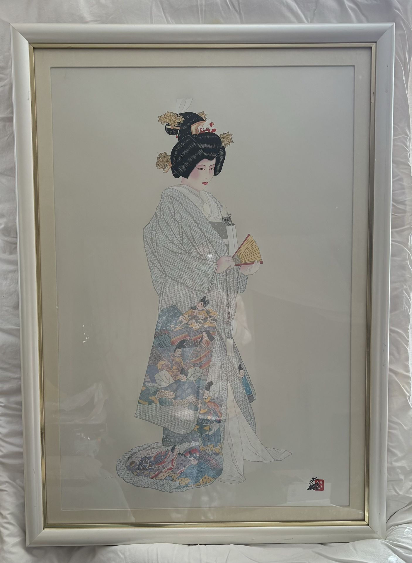 Kimono Geisha Print
