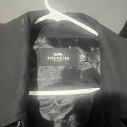 Black Coach Trench Jacket 