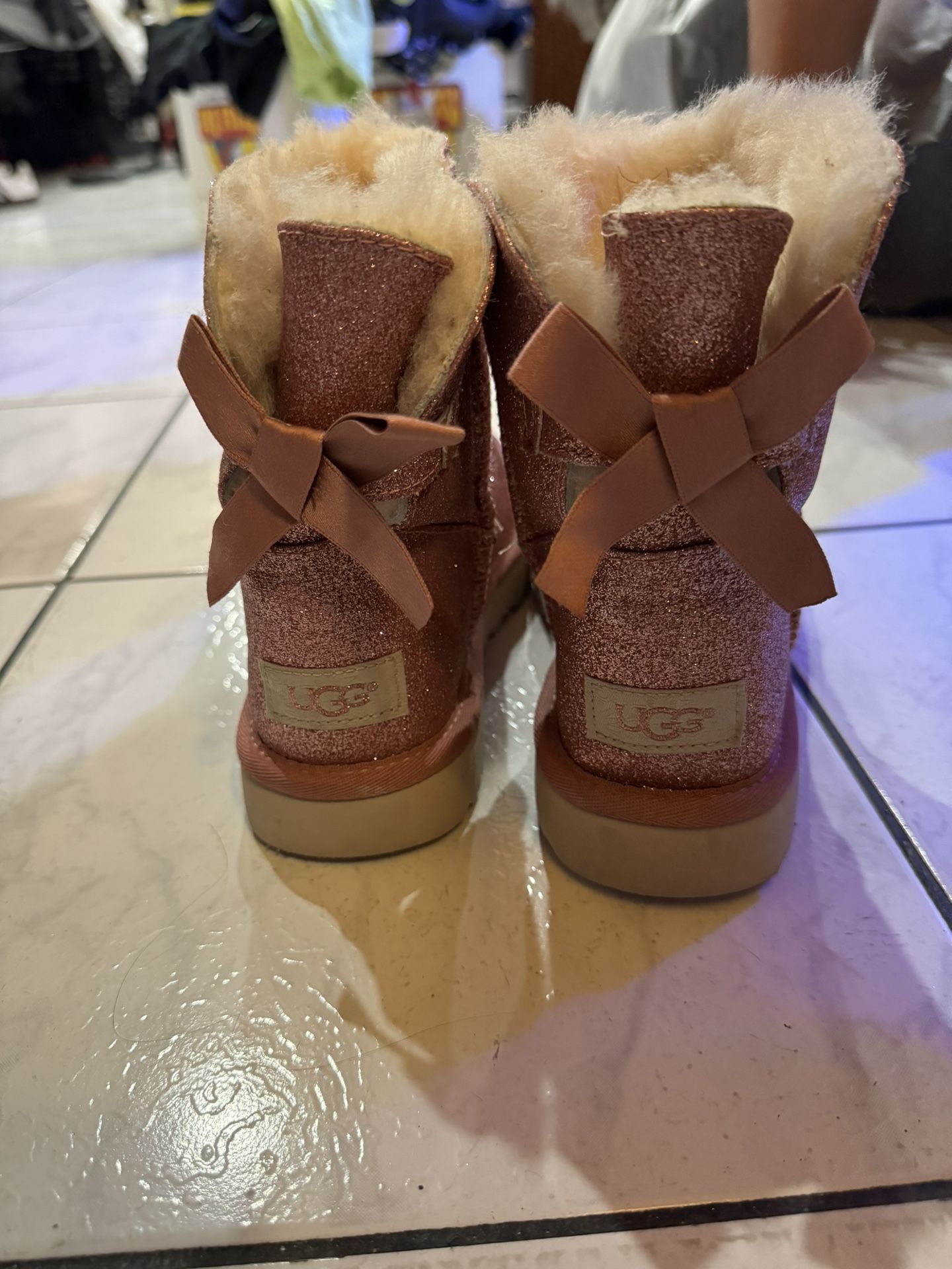 Pink Sparkly UGG Boots