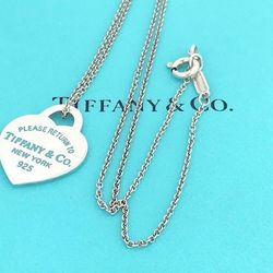 Tiffany & Co. Silver Heart Necklace 