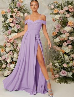 Women Shoulder Split Thigh Dress