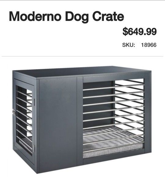 Modern Luxury Dog Crate