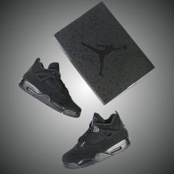 2025 Jordan Retro 4 Black Cats Size 10 DS
