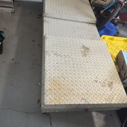 Aluminum Diamond Plate Metal Tool Box 