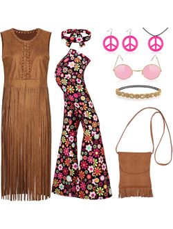 Girl hippie costume size XL