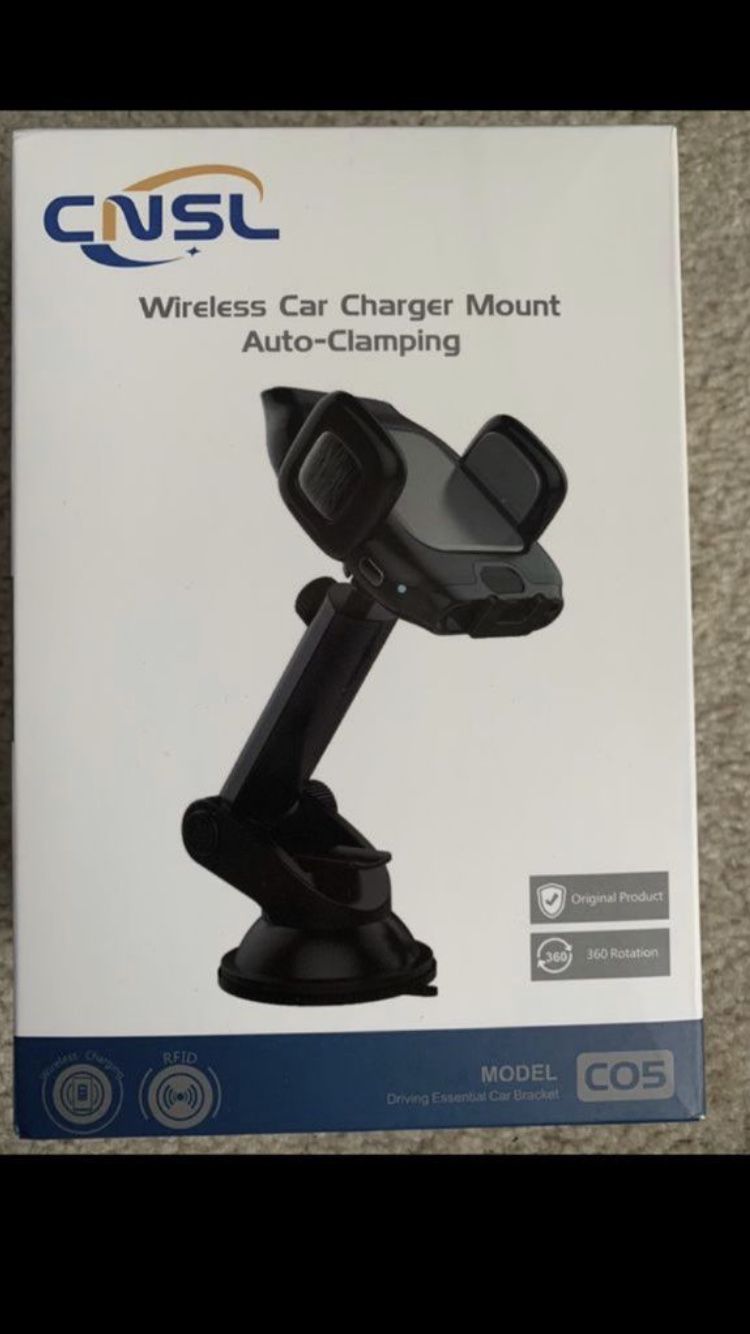 Car phone mount holder wireless charger