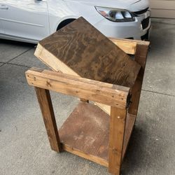 Mobile Flip Top Miter Saw Station