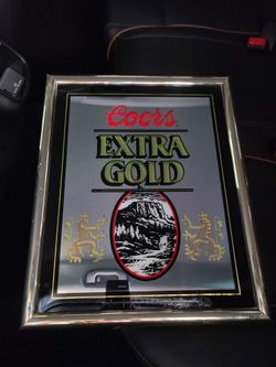 COORS EXTRA GOLD MIRROR