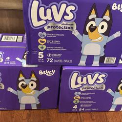 Luvs diapers size 4 or size 5 $14/each
