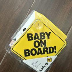 Baby On Board Sign