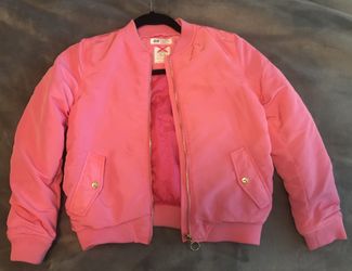 H & M pink girls 9-10 y old jacket