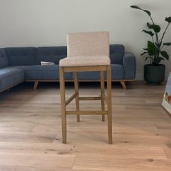Wood Counter Height Bar Stools Light Brown