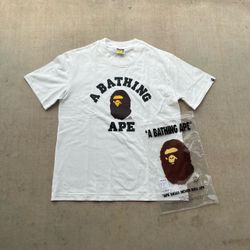 White Bape Tee