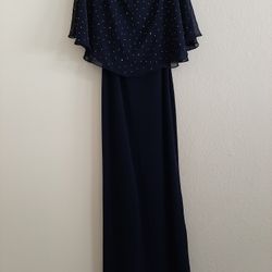 Blue Partywear Dress