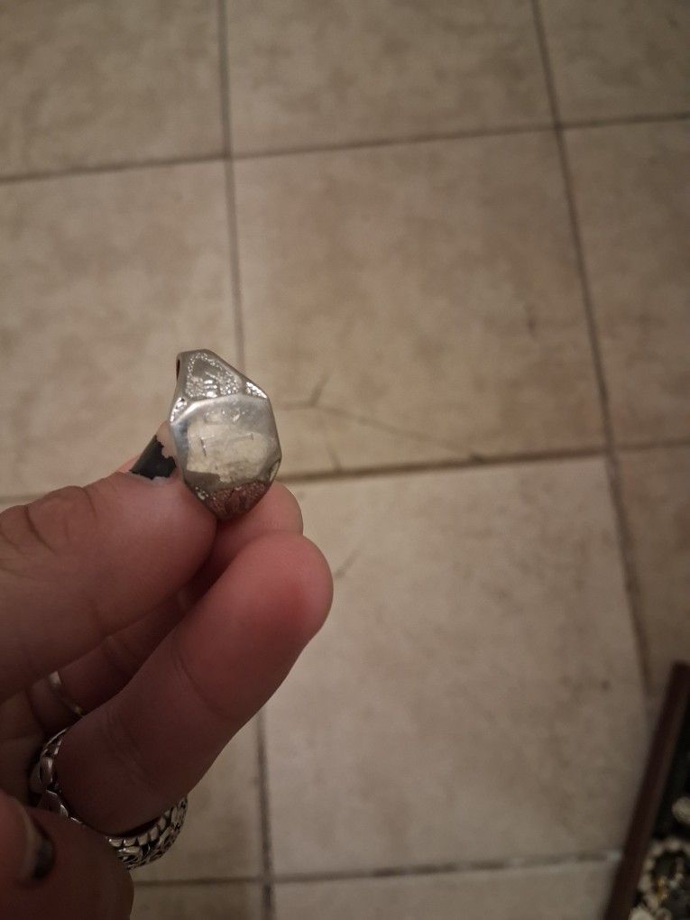 Sterling Silver Signet Ring Size 11/11.5 Vintage