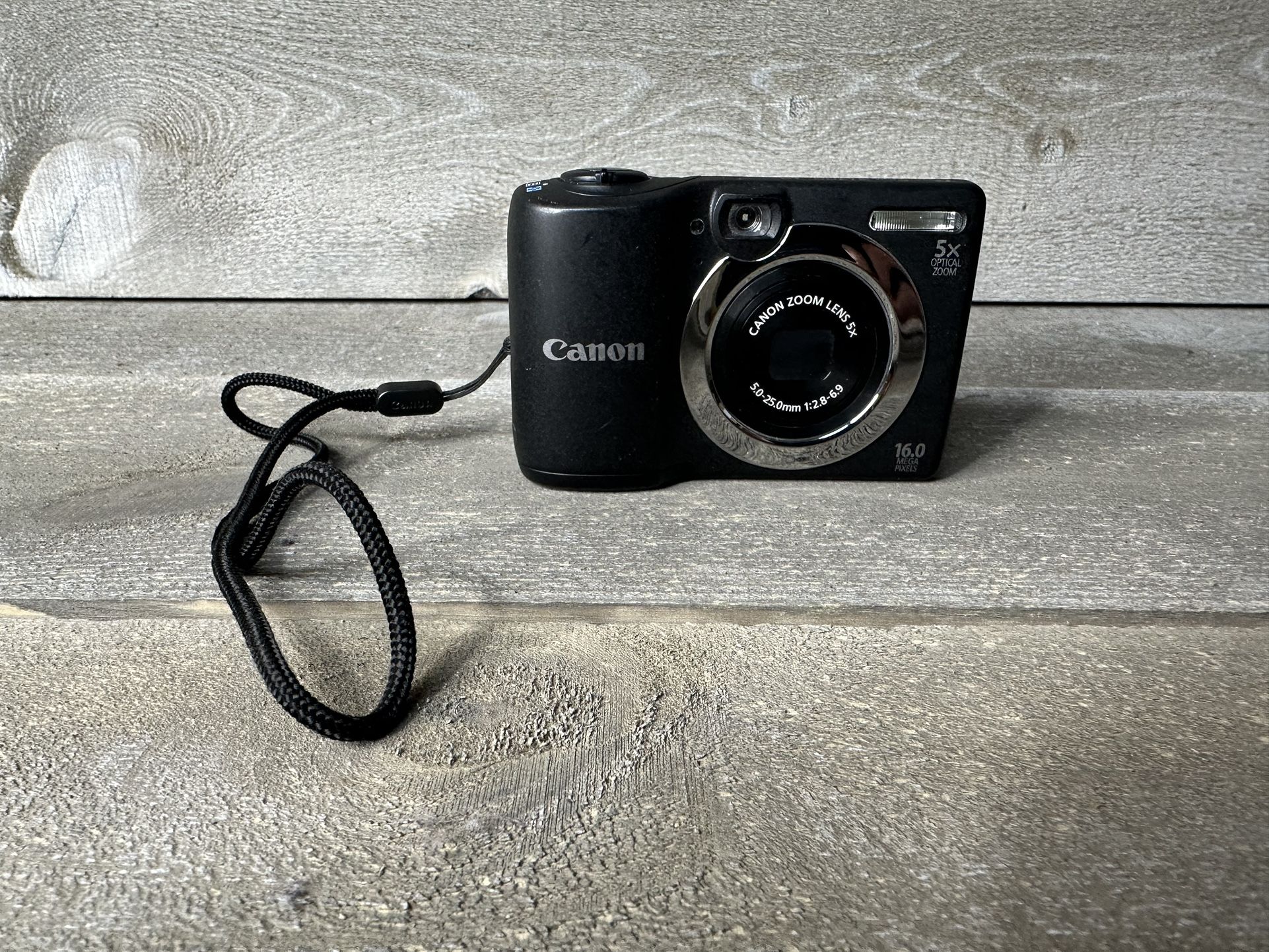 Canon Power Shot A1400 HD 16MP Compact Digital Camera with 5X Zoom Black PC1900