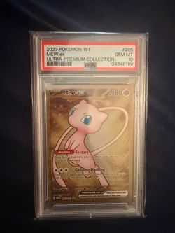 PSA 10 Mew ex 205/165 Pokemon 151 Ultra-Premium Collection