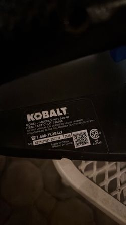 Kobalt 40V Cordless Hedge Trimmer KHT 240-07