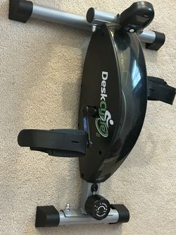 DeskCycle 2 Under Desk Bike Pedal Exerciser with Adjustable Leg - Mini Exercise Bike Desk Cycle, Leg Exerciser for Physical Therapy & Desk Exercise