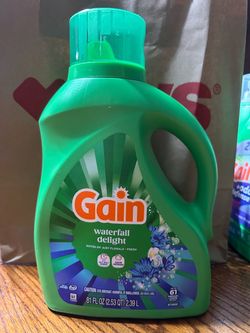 $10 — Gain Waterfall Delight Laundry Detergent