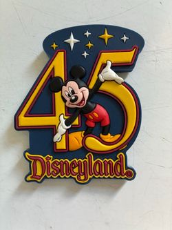 Disneyland 45th Anniversary Mickey Mouse Fridge Magnet