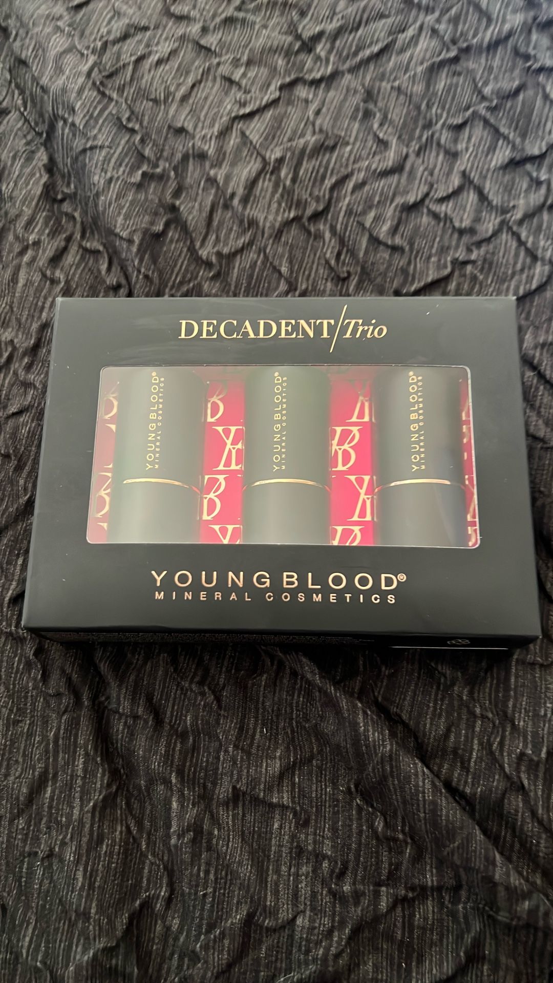 Youngblood Holiday Decadent Pink Prosecco Trio Set