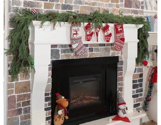 2 Pcs, 6 Feet Realistic Norfolk Pine Garland