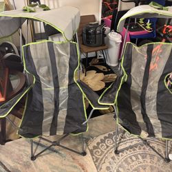 2 Beach Chairs With Top Shade