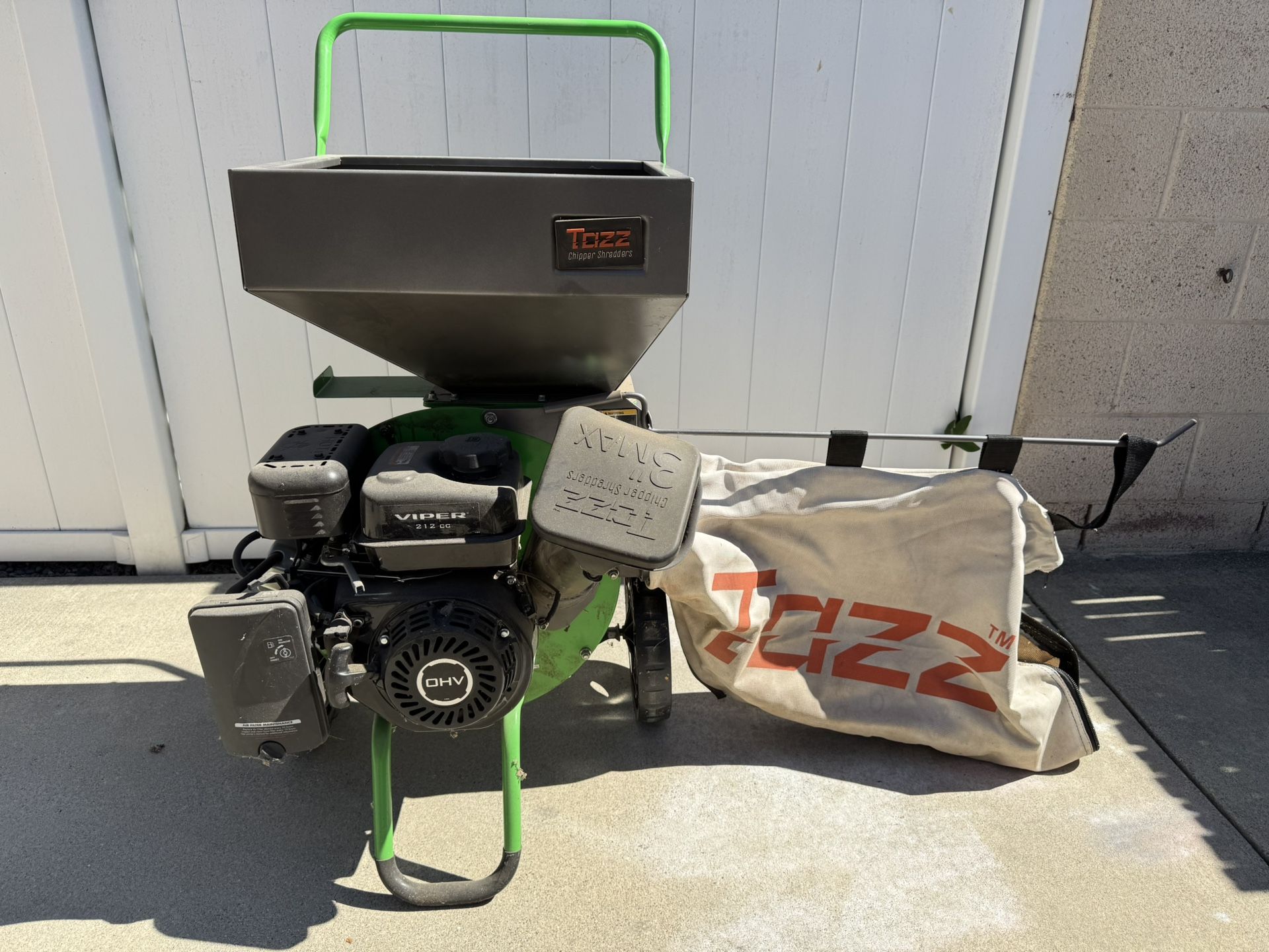 Tazz Earthquake K32 Chipper/Shredder With 212cc Viper Engine