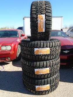 33x12.50R20 LT New Landwarrior Rugged Master R/T 10 Ply Tires