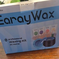 Waxing Kit for Sensitive Skin, Women Men, Wax Warmer Hair Removal at Home with Hard Wax Beads & Silicone Pot