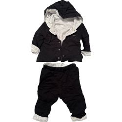 Givenchy winter puffer set, black