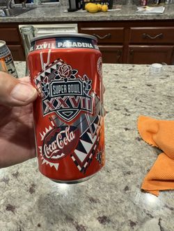 Super Bowl 27 Coca Cola Cans