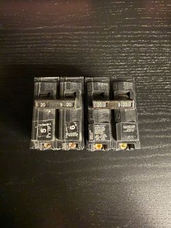20 Amp Double-Pole Type QP Circuit Breaker